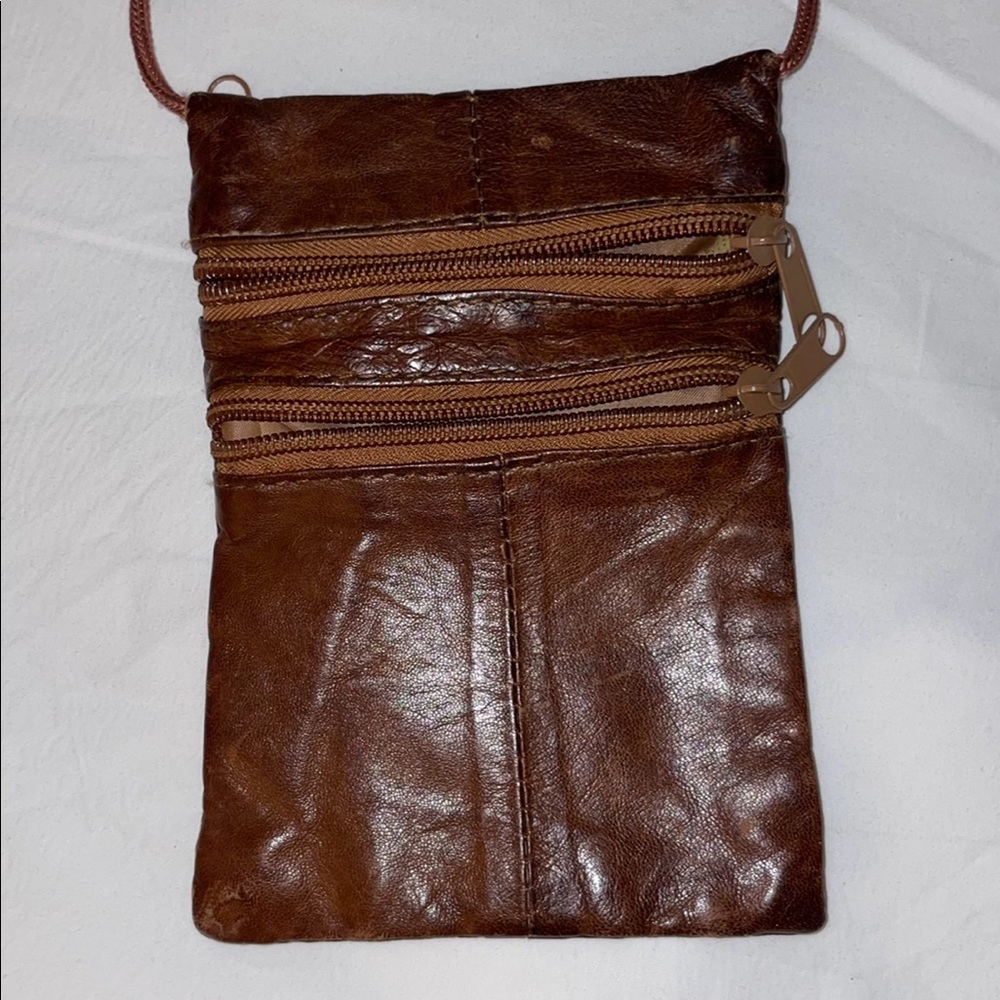 Leather purse pouch